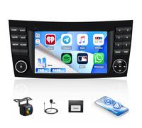 2G+64G CAMECHO Android 13 Autoradio para Mercedes Benz E-Klasse W211 CLS Klasse W219 con Navi Carplay Android Auto,Doble DIN Radio mit 7 Pulgadas Pantalla con Bluetooth FM/RDS+Cámara Trasera