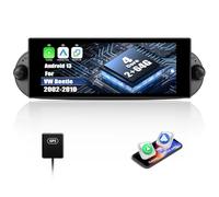 2G+64G CAMECHO Android 13 Autoradio para VW Beetle 2004-2010 con Navi Carplay Android Auto,Doble DIN Radio mit 6.86 Pulgadas Pantalla con Bluetooth FM/RDS SWC