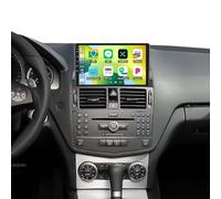 [2G+64G] SIXWIN Android 13 CarPlay Android Auto Radio Coche con HiFi Sound para Mercedes-Benz W204 2007-2010, 9 Pulgadas HD Pantalla Táctil con Navi GPS/WiFi/Bluetooth/FM/RDS/USB+AHD Cámara