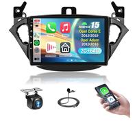 2G 64G VECHTEL 9" Radio para Coche para Opel Corsa E 2015-2019/Opel Adam 2013-2016 Carplay Android Auto,Android 15,DSP EQ,WiFi GPS,Bluetooth RDS/FM Radio con cámara de visión Trasera AHD