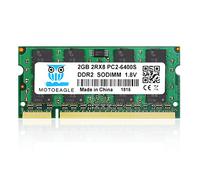 2GB DDR2 800MHz PC2 6400 6400S SODIMM 200-Pin 1,8V CL6 Non-ECC Unbuffered Notebook Memoria