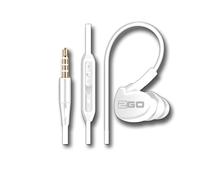 2GO 795574 In-Ear Sports Headset Active 1 Inch Wired White