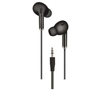 2GO Auriculares estéreo in-Ear (Cable de 3,5 mm, 130 cm), Color Negro