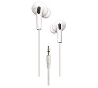 2GO Auriculares Intraurales Cascos Estéreo in-Ear (Cable de 3,5 mm, 130 cm), Color Blanco