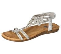 2Go Fashion 8018-802, Sandalias Planas Mujer, Silber, 37 EU