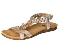 2Go Fashion 8018-815, Sandalias Planas Mujer, Gold, 42 EU