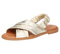 2Go Fashion 8222-801, Sandalias Planas Mujer, Dorado, 40 EU