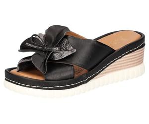 2Go Fashion 8231-701, Sandalias con cuña Mujer, Negro, 40 EU