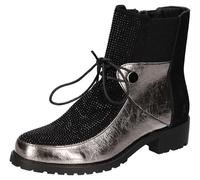 2Go Fashion 8240-501, Botas de Moda Mujer, Negro/Plateado, 36 EU