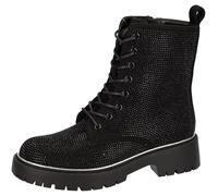 2Go Fashion 8242-502, Botas de Moda Mujer, Negro/Plateado, 36 EU
