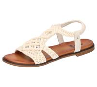2Go Fashion 8962-802, Sandalias Planas Mujer, Beige, 39 EU