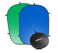 2in1 Falthintergrund grün/Blau, 150x210cm