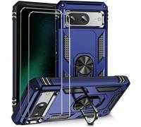 2in1 Película de Cristal Protector Pantalla Funda para Google Pixel 7a Delgado
