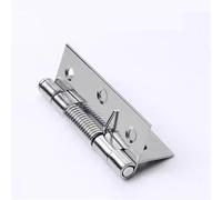 2inch 3inch 4inch Spring Loaded Hinges Stainless Steel Self Closing Door Hardware 6/10pcs(2inch 50x38x1mm,6 Pieces)