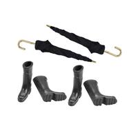2Juegos Mini Botas de Lluvia para Casa de Muñecas Accesorios Decorativos Que Fomentan Creatividad Imaginativo Miniaturas