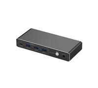 2K 120Hz for USB C -Compatible KVM 100W PD Charge Type C USB KVM Switcher for PC Desktop EU PLUG