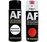2K - Aerosol para Renault 963 Vert Anglais Metallic 2k Barniz transparente, 400 ml