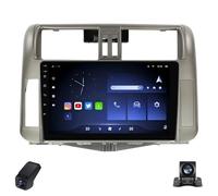 2K Autoradio Android 14 con Pantalla Táctil para Toyota Land Cruiser Prado 2009-2013 Radio para Automóvil Doble DIN/CarPlay Inalámbrico/Android Auto/4GLTE/WiFi/GPS/BT/FM/AM/RDS/DSP/ADAS DVR(A,C30Pro)
