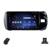 2K Autoradio Android 14 con Pantalla Táctil para Toyota Vitz 3 III XP130 2014-2019 Radio para Automóvil Doble DIN/CarPlay Inalámbrico/Android Auto/WiFi/GPS/BT/FM/Am/RDS/DSP/ADAS DVR(C10)