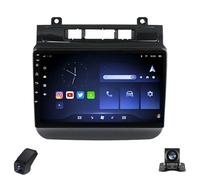 2K Autoradio Android 14 con Pantalla Táctil para Volkswagen Touareg FL 2010-2018 Radio para Automóvil Doble DIN/CarPlay inalámbrico/Android Auto/WiFi/GPS/BT/FM/Am/RDS/DSP/ADAS DVR(C20Pro)