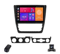 2K Equipo de Sonido para Coche de Doble DIN para Skoda Yeti 5L 2009-2014 Android 14 con Radio con Pantalla Táctil/CarPlay/Android/WiFi/GPS/Bluetooth/FM/Am/RDS/DSP/ADAS DVR(C20Pro)