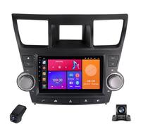 2K Equipo de Sonido para Coche de Doble DIN para Toyota Highlander 2 XU40 2007-2013 Android 14 con 9 Inch Radio Pantalla Táctil/CarPlay/Android/WiFi/4GLTE/GPS/Bluetooth/FM/AM/RDS/DSP(B,C20Pro)
