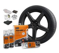 2K Felgen Lack Set, schwarz glänzend