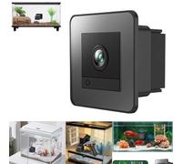 2K HD Aquarium Camera & Terrarium WiFi Pet Camera, 140° Wide-Angle Anti-Glare Macro Lens, 24/7 Recording for Vivarium Cameras for Fish and Reptiles, The Mobile Phone App to Connect (1PCS)