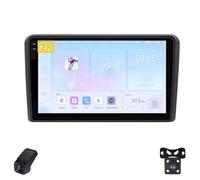 2K Radio para Coche para Audi A4 2006-2012 Pantalla Táctil Android Estéreo para Coche 9-Inch/CarPlay/Android Auto/WiFi/RDS Radio FM Am/GPS/SWC/Cámara Visión Trasera/ADAS DVR(M400S 2K)