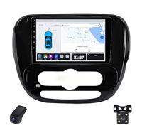 2K Radio para Coche para Kia Soul 2 PS 2013-2019 Pantalla Táctil Android Estéreo para Coche 9-Inch/CarPlay/Android Auto/WiFi/RDS Radio FM Am/GPS/SWC/Cámara Visión Trasera/ADAS DVR(C,M100CP)