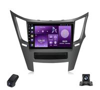 2K Radio para Coche para Subaru Outback 4 BR Legacy 5 2009-2014 Pantalla Táctil Android Estéreo para Coche 9-Inch/CarPlay/Android Auto/WiFi/RDS FM Am/Cámara Visión Trasera/ADAS DVR(RHD,M150CP)