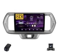 2K Radio para Coche para Toyota Passo 3 2016-2021 Pantalla Táctil Android Estéreo para Coche 9-Inch/CarPlay/Android Auto/WiFi/RDS Radio FM Am/GPS/SWC/Cámara Visión Trasera/ADAS DVR(Silver,M800S 2K)