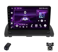 2K Radio para Coche para Volvo XC90 2002-2014 Pantalla Táctil Android Estéreo para Coche 9-Inch/CarPlay/Android Auto/WiFi/RDS Radio FM Am/GPS/SWC/Cámara Visión Trasera/ADAS DVR(B,M150CP)