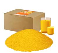 2KG Pellets de Cera de Abeja Amarilla - 100% Pura Pastillas de Cera de Abejas, Aptas para Cosmética Natural y Fabricación de Velas