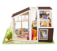 2Kids Toys Casa en miniatura - Taller Jitřenkas, 23,5 x 17 x 15 cm, con iluminación LED y accesorios, kit de manualidades para niños a partir de 14 años - Incluye instrucciones educativas y