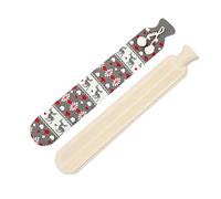 2L Bolsa de Agua Caliente, Natural Goma Botellas con Funda Suave Felpa, 72cm Larga Botella Agua Caliente, para Cuello y Hombros, Espalda, Piernas y Cintura, Compresa Tibia y Fría (4)