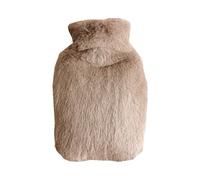 2L Botella de Agua Caliente Bolsas Agua Caliente Mantiene el calor Hasta 4-6 Horas, Caliente Con Suave Felpa Manténgase Abrigado Perfecto para Noches Frías de Invierno (Curry oscuro 2L)
