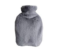 2L Botella de Agua Caliente Bolsas Agua Caliente Mantiene el calor Hasta 4-6 Horas, Caliente Con Suave Felpa Manténgase Abrigado Perfecto para Noches Frías de Invierno (Gris oscuro2L)