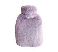 2L Botella de Agua Caliente Bolsas Agua Caliente Mantiene el calor Hasta 4-6 Horas, Caliente Con Suave Felpa Manténgase Abrigado Perfecto para Noches Frías de Invierno (Morado 2L)