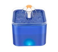 2L Cat Water Fountain LED Light Pet Drinking Bowl, Ultra Quiet Circulation