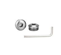 2lots - Cubiertas de aleación de aluminio para pedales de bicicleta, piezas de reparación inoxidables para varias fundas de pie