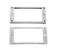 2Lots Guitarra Anillos Single Coil Humbucker Styles Pickup Anillos Profesional Calidad de Sonido Seguro Aleación de Aluminio Guitarra Pickup