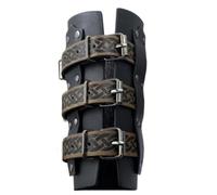 2lots - Muñequera de piel gótica medieval unisex para cosplayers e historia