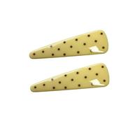 2Lots - Pinza para el pelo antideslizante con diseño de pico de pato amarillo queso para niñas, accesorios para el cabello
