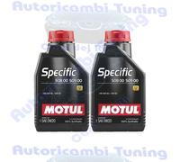 2Lt Aceite Coche MOTUL Específicos 0W20 VW 508 00 509 00 Acea C5 Api Sn Porsche