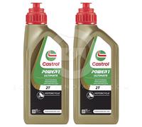2LT Aceite Mezcla Motor Moto Castrol Power1 Ultimate 2T 100% Sintético Racing