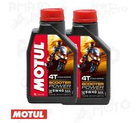 2Lt Aceite Motor Lubricante MOTUL 100% Sintético Scooter Power 4T SAE 5W40 Ma