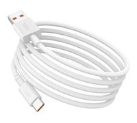 2m 120W Cable USB C Carga Rápida para Xiaomi POCO F9 Ultra 14T pro,Blanco | Para hyper-charge Cable Carga 100W 90 W para Xiaomi 17 Pro Max POCO M8 X8 F8 Ultra 17T REDMI Note 15 Pro+ Black Shark 5 4 12T