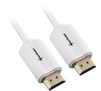 2m, 2xHDMI cable HDMI HDMI tipo A (Estándar) Blanco blanco, 2xHDMI, 2 m, HDMI tipo A (Estándar), HDMI tipo A (Estándar), 4096 x 2160 Pixeles, 3D, Blanco