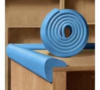 2m,5m,10m,20m,Protector De Borde De Mesa En Forma De L Extragrueso,no Tóxico Y Seguro,para Esquinas Afiladas De Mostrador De Escritorio con Marco De Metal(Blue,2M)